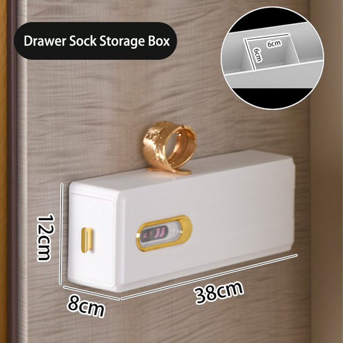 Wall Mounted Underwear Drawer Storage Box