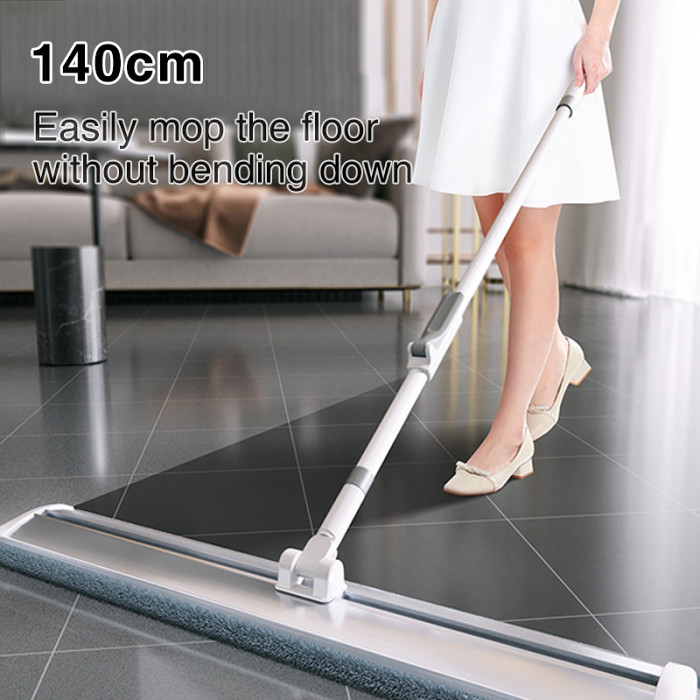 Independent sliding flat mop