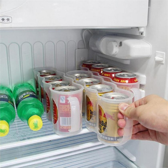 Refrigerator beverage storage box