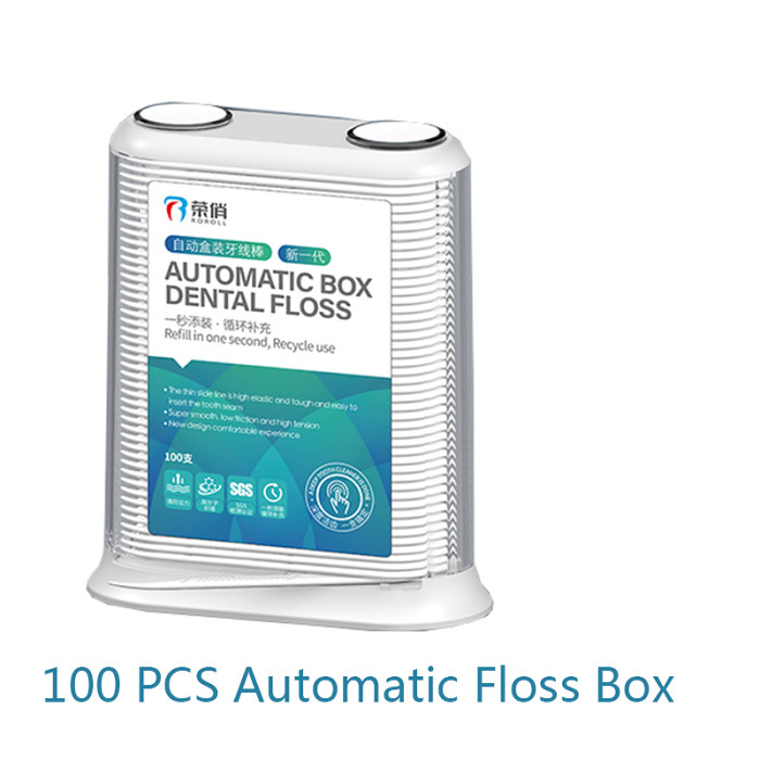 Fully automatic dental floss box