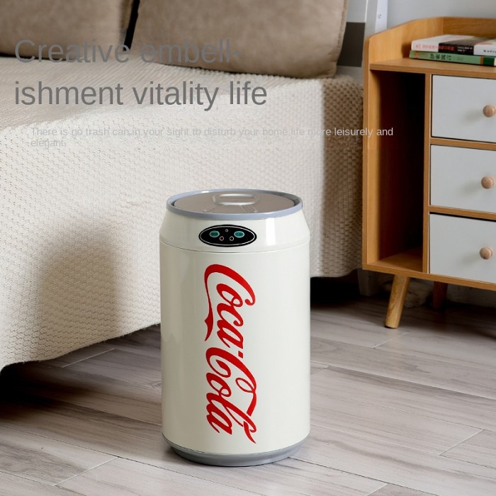 Smart cola sensor trash can