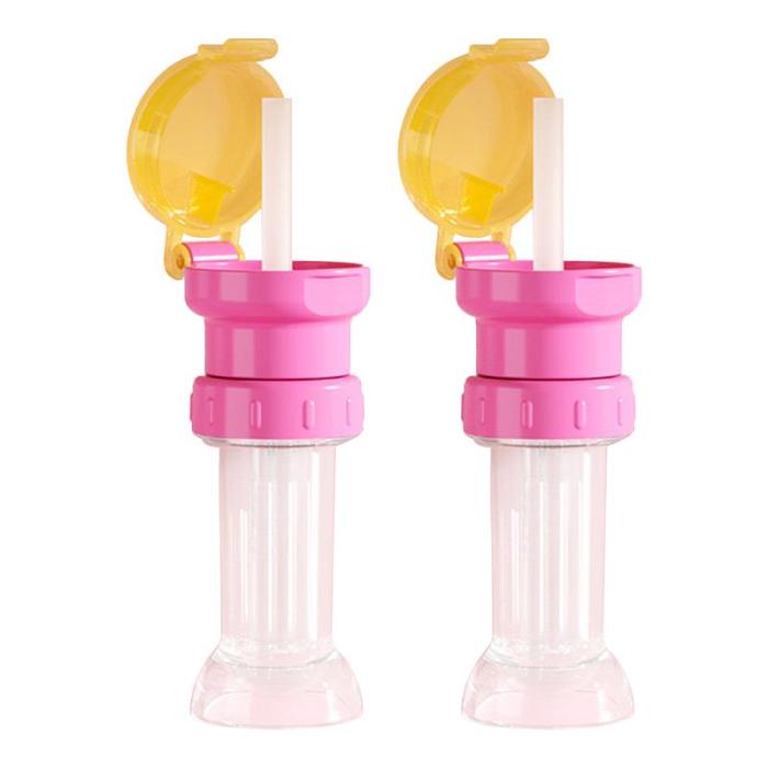 2-Pack Baby Anti-Suffocation Straw Caps