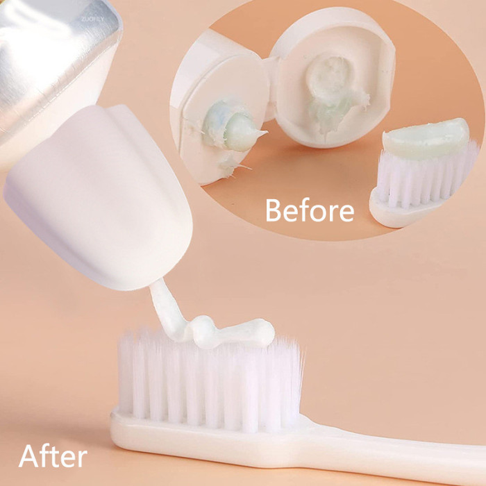 Silicone toothpaste cap