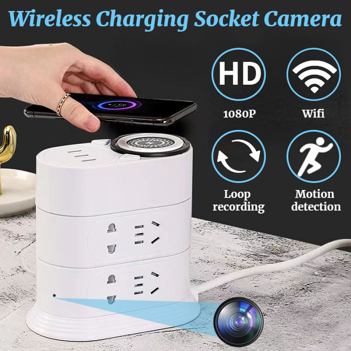 wireless charger camera