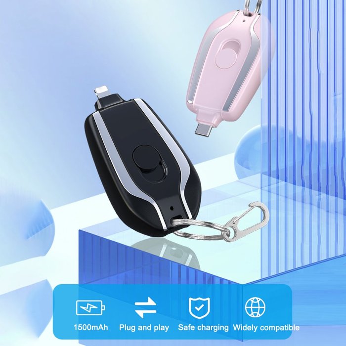 portable keychain power bank