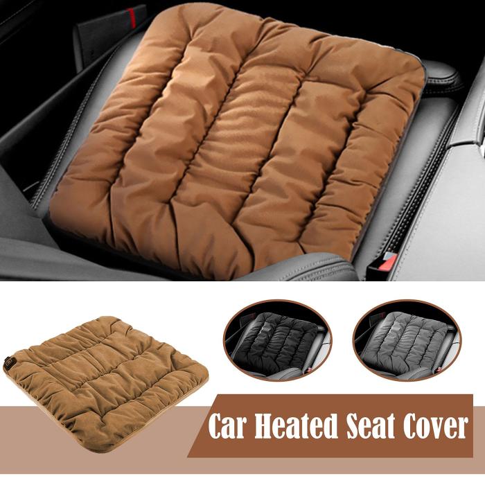 Heated car seat cushion