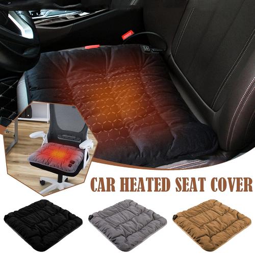 Heated car seat cushion