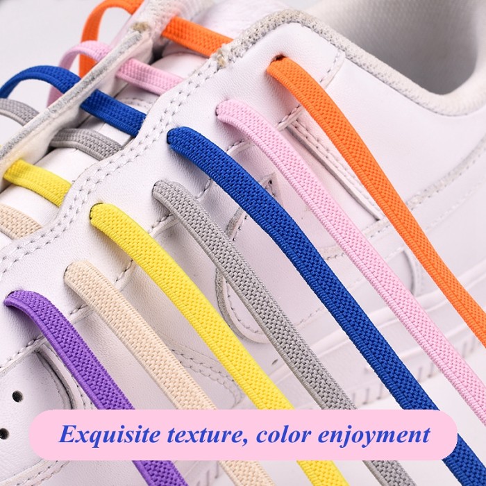 Magnetic elastic shoelaces