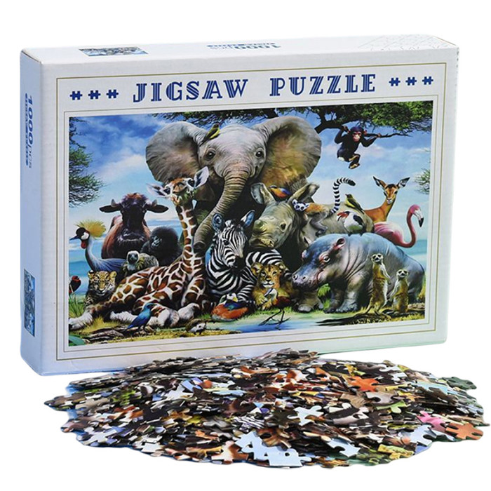 New 1000 Pieces Puzzles for Adults Oil Painting Landscape Paper Jigsaw Puzzles Educational Intellectual Toys Puzzle Game Gifts