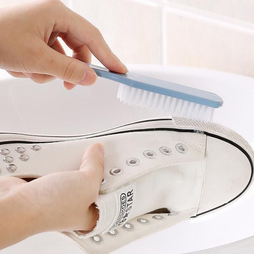 Multi-purpose shoe cleaning brush