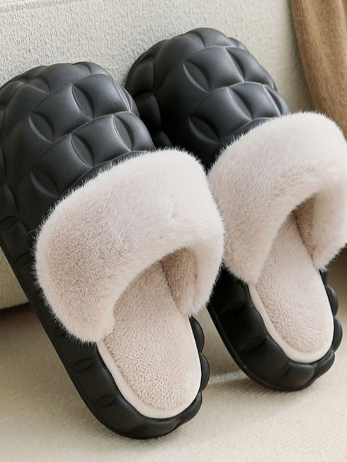 Removable and washable cotton slippers