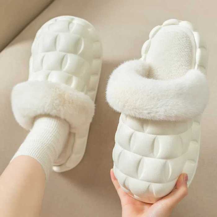 Removable and washable cotton slippers