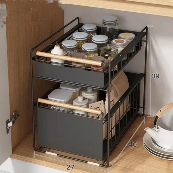 Kitchen sink storage rack