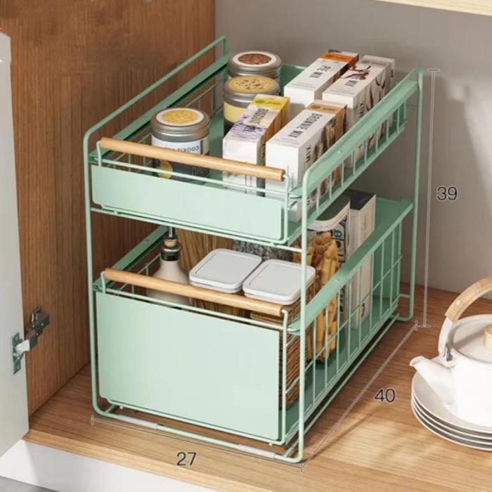 Kitchen sink storage rack