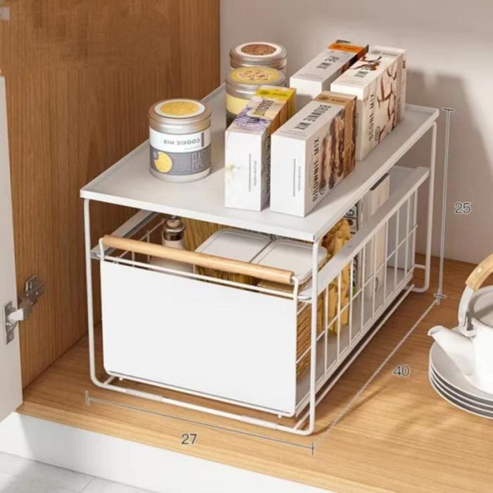 Kitchen sink storage rack