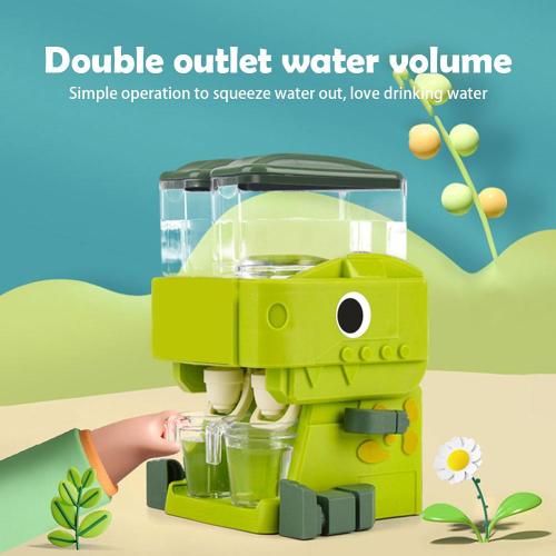 Children's dinosaur double water dispenser