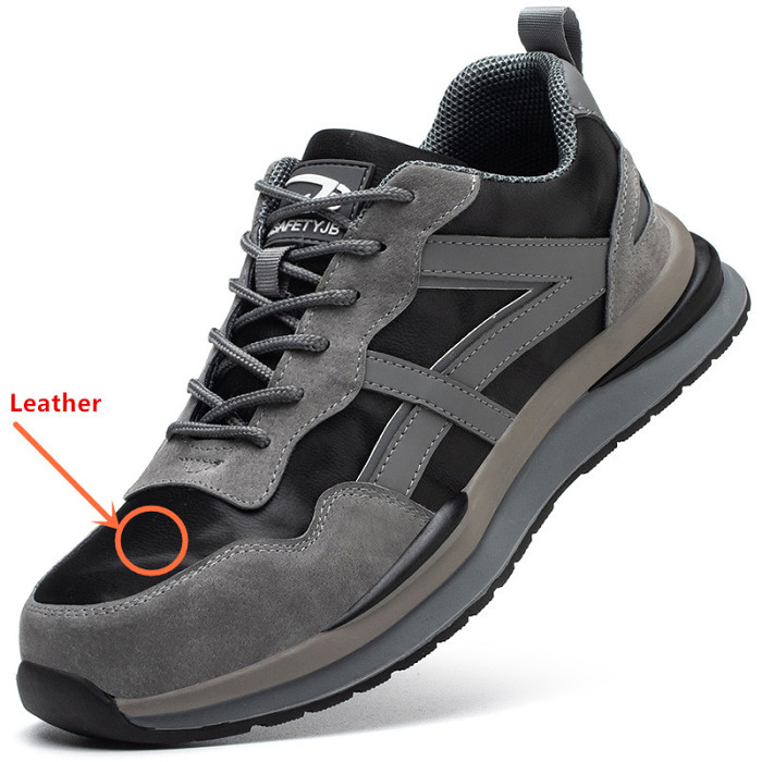 Breathable safety shoes