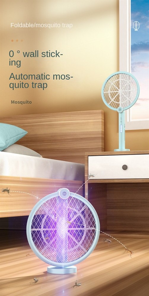 Rotatable powerful electric mosquito swatter