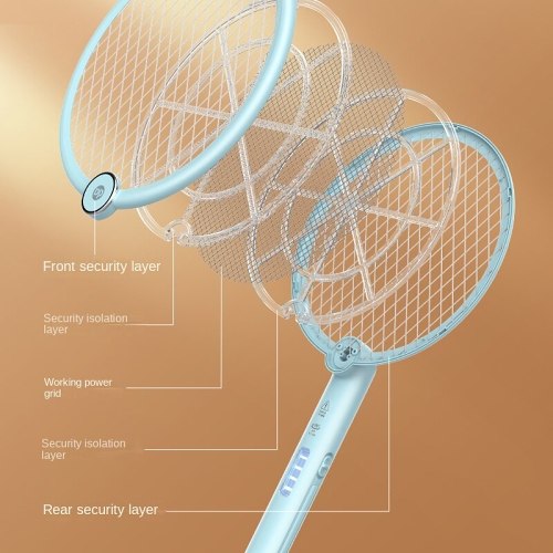 Rotatable powerful electric mosquito swatter
