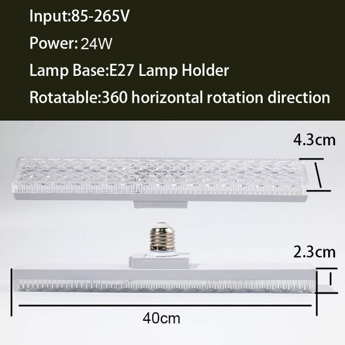 Strip LED light bulb