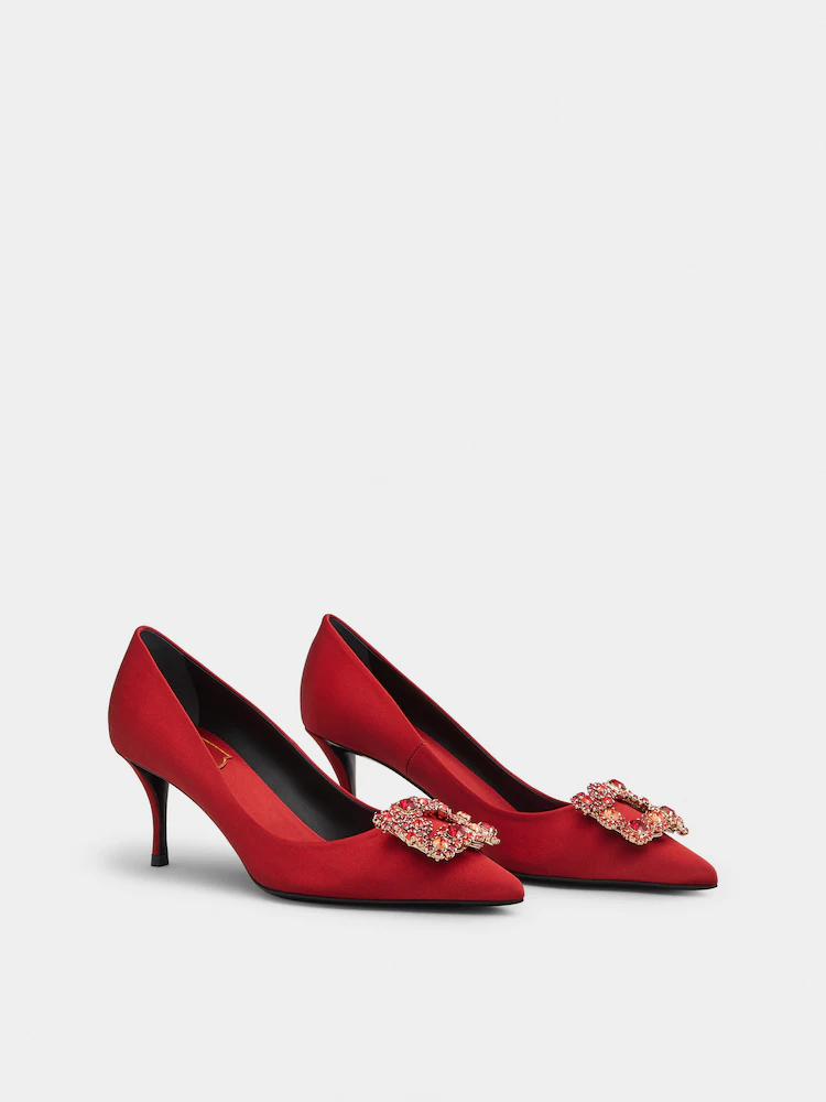 roger vivier satin