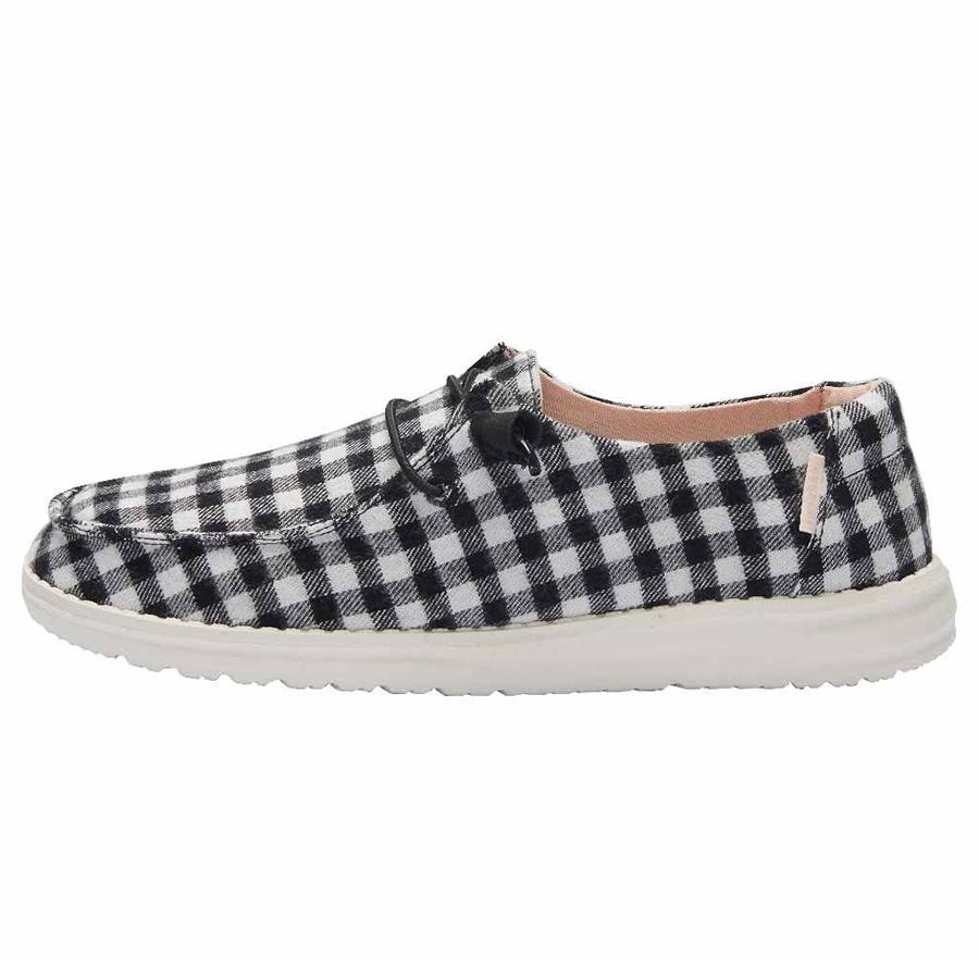 hey dude checkered flag shoes