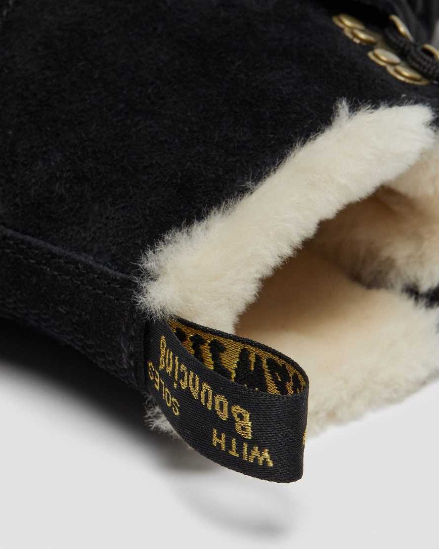 101 suede shearling lined boots