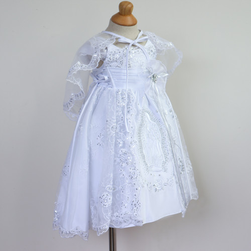 Custom High Quality Little Girl Ball Gown Christening Dress
