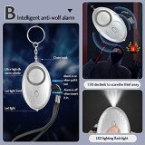 Self Defense Keychain Chapstick Holder, Safety Wristlet Keychains For Women Set