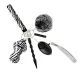 Tanngronie Safety Keychain Set for Women Personal Alarm Wristlet Window Breaker Lip Balm Holder Keychain