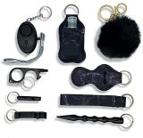 Self defense keychain for women, With Safe Sound Personal Alarm, Self-Defence Key Chain Anti-Wolf Defense Keychain