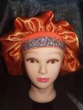 Wholesale Hair Dryer Wraps Scarf Soft Customized Women Bling Rhinestone Bonnet Logo Printing Braid bonnets for women satin