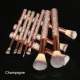2021 Wholesale Quality Holder Custom Rhinestone Makeup Brushes Private Label Makeup Brush Set Bling OEM Makeup Brushes Vendors