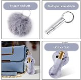 Self Defense Keychain Chapstick Holder, Safety Wristlet Keychains For Women Set