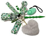 Self Defense Keychain Set Women Anti Wolf Safety Wristlet Keychain Accessories