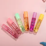 1Pc Transparent Lip Gloss Clear Oil Sexy Cute Fruit Lip Balm Liquid Lipstick Moisturizing Plumper Lip Oil Women Lip Gel