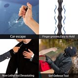 Keychain Set for Woman with Personal Safety Alarm, Kubaton Window Breaker Tool, Pom Pom and Lip Balm Lanyard Wirstlet