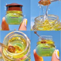 Cappuvini Moisturizing Lip Gloss Lip Balm Nourishing Anti-wrinkle Lip Care Anti-cracking Unisex Lip Oil Honey Sleeping Lip Care