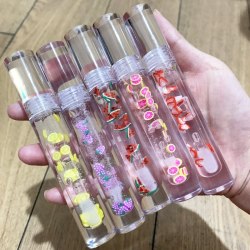 2021 Fruit Lipgloss Private Label Base Vendor Custom Clear Kids Glossy Vegan Wholesale Lip Gloss