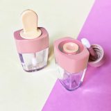 20 Pcs Empty Lip Gloss Tubes Pink Ice Cream Shaped Lip Gloss Containers Refillable Lip Balm Tube Bottles for DIY Cosmetics