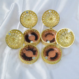 Drivworld 2021 new Crown 25mm mink eyelash vendor lashes boxes eyelash custom box and logo create your own lashes 3d eyelashes