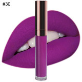 Makeup Matte Lipstick Liquid Waterproof Long Lasting Red Velvet Brown Nude Tint Lip Gloss