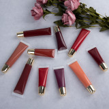 Lip Gloss Vendor Wholesale 28 Colors Squeeze Tube Lipgloss Plumping Private Label Lip Gloss