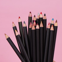 Hot Selling 19 Colors Matte Vegan Lipliner Private Label Nude Custom Creamy Lip Gloss Lip And Liner Set