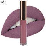 Makeup Matte Lipstick Liquid Waterproof Long Lasting Red Velvet Brown Nude Tint Lip Gloss