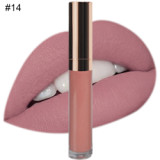 Makeup Matte Lipstick Liquid Waterproof Long Lasting Red Velvet Brown Nude Tint Lip Gloss