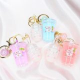 New Peach Moisturizing Lipgloss Fruit Scent Moisturizing Women's Keychain Lip Gloss Vegan Glitter Lip Gloss Set Vendor
