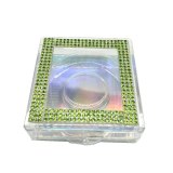 Lashes Packaging Square Case in Bulk Blingbling Glitter Rhinestone Color Wholesale -8-25mm False Eyelashes Empty Boxes with Tray