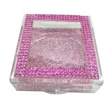 Lashes Packaging Square Case in Bulk Blingbling Glitter Rhinestone Color Wholesale -8-25mm False Eyelashes Empty Boxes with Tray