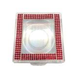 Lashes Packaging Square Case in Bulk Blingbling Glitter Rhinestone Color Wholesale -8-25mm False Eyelashes Empty Boxes with Tray